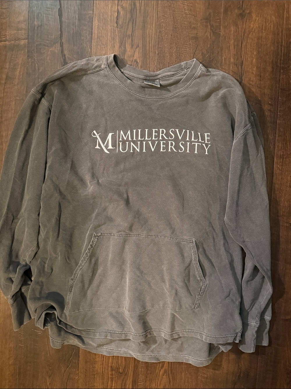 Millersville University Women's Gray Crewneck Sweatshirt